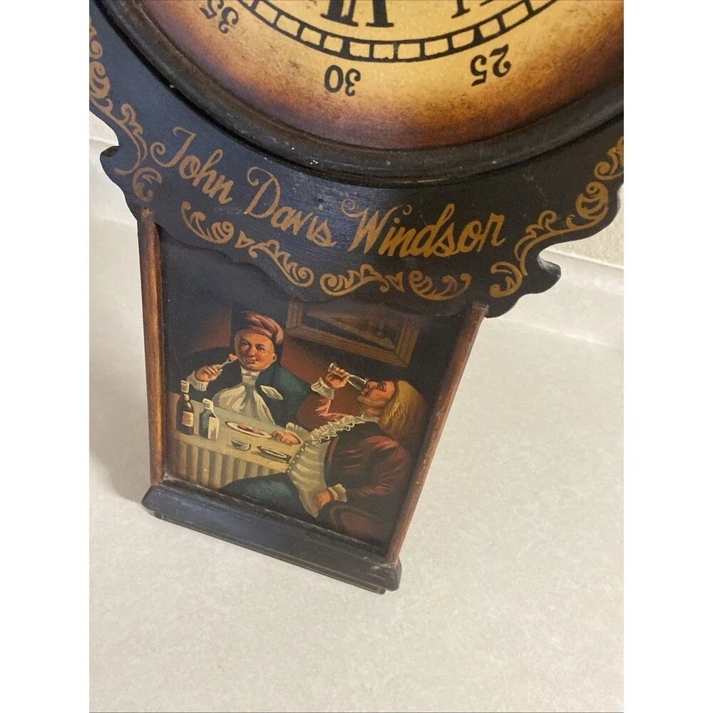 Vintage John Davis Windsor Tavern Style Bar Clock